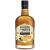 Arrangé vanille des tropiques, boisson à base de rhum RIVIÈRE DU MÂT,35°, 70cl