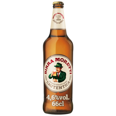 Bière blonde MORETTI italienne 4.6° 66cl