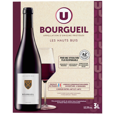 Bourgueil AOP rouge Les Hauts Buis fontaine à vin 3L