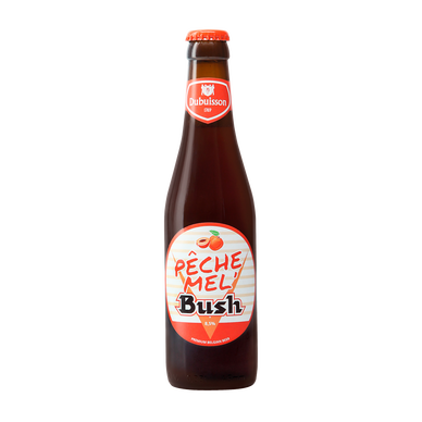 Bière ambrée pêche mel BUSH, 8°5, 33cl