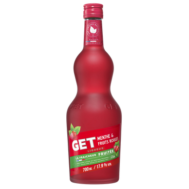 Liqueur GET menthe et fruits rouges 17.9° 70cl