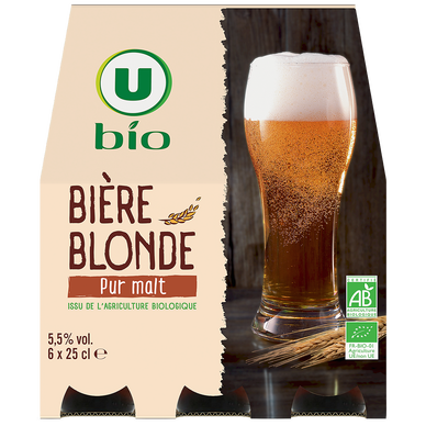 Bière blonde - 5,5° 6x25cl