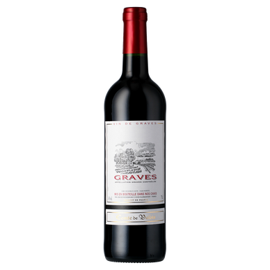 Vin Rouge Graves AOC rouge Comte de Valois, 75cl