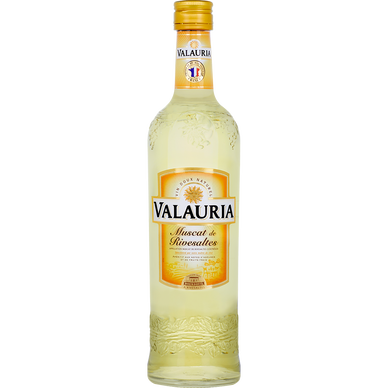 Vin blanc Muscat de Rivesalte, VALAURIA, 15,5°, 75cl