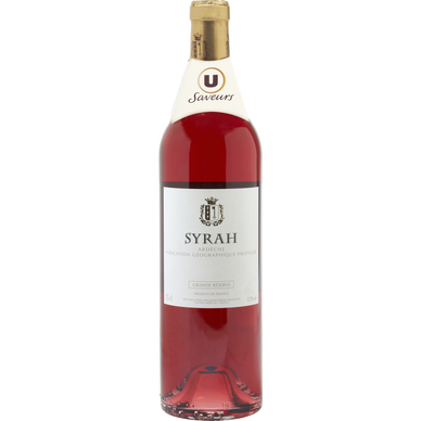Vin rosé IGP Ardèche Syrah  75cl