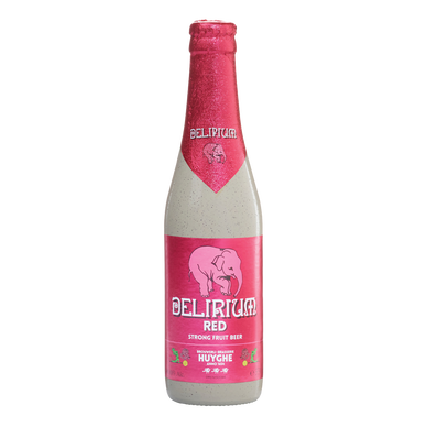 Bière red DELIRIUM, 8°, bouteille de 33cl