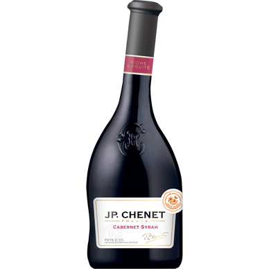 Vin rouge Pays d'Oc IGP Cabernet Syrah JP CHENET, 75cl