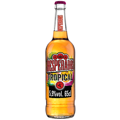 Bière aromatisée au Rhum Tropical DESPERADOS, 5,9°, 65cL