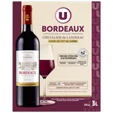Bordeaux Fût de Chêne AOP rouge Chevalier de Landérac fontaine à vin 3L