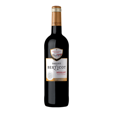 Vin rouge IGP d'Atlantique Merlot Daguet de Berticot, 75cl