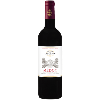 Vin AOP rouge Médoc Chevalier de Landerac HVE bouteille de 75cl