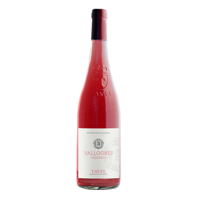 Vin rosé CVT Vin rosé Tavel AOP, Les Vallognes d'Aqueria, HVE, - Bouteille 75cl