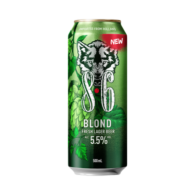 Bière blonde Fresh Lager Beer 8.6 5.5° boîte 50cl