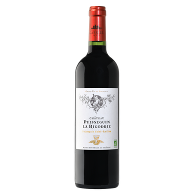 Vin Rouge Puisseguin-Saint-Emilion AOP rouge Château La Rigodrie bio 75cl