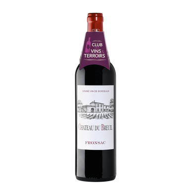 Vin Rouge CVT Fronsac AOP rouge Château Du Breuil HVE3 75cl