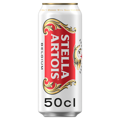Bière blonde STELLA ARTOIS 5,2° - Canette 50cl