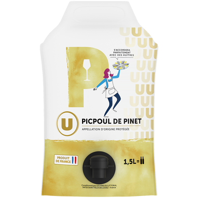 Picpoul De Pinet AOP blanc fontaine à vin 1,5L