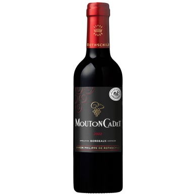 Vin rouge AOP Bordeaux MOUTON CADET, bouteille de 37,5cl