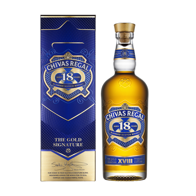 Scotch whisky Blended CHIVAS Regal, 40°, 18 ans d'âge, 70cl