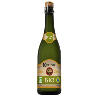Cidre IGP doux BIO KERISAC, 5°, 75cl