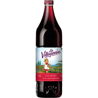 VIN COMMUNAUTE EUROPEENNE ROUGE LA VILLAGEOISE 1,5L