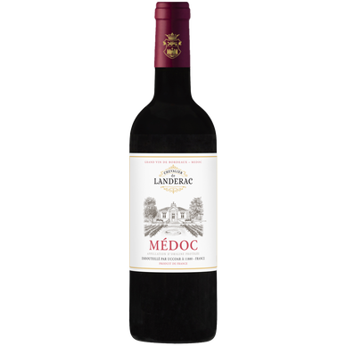 Vin rouge Médoc AOP Chevalier du Landerac U bouteille 37,5cl