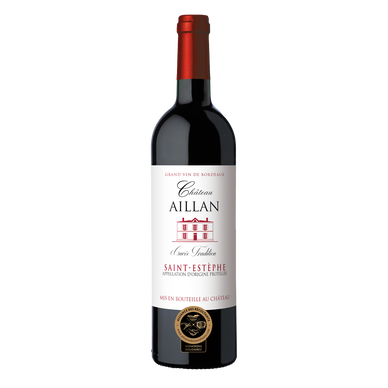 Vin rouge AOP Saint-Estèphe CHATEAU AILLAN, bouteille de 75cl