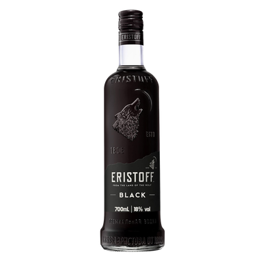 Boisson à base de vodka ERISTOFF aux baies sauvages noires 18° 70cl