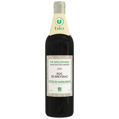 BIO Côtes dMarmandais AOP rouge Roc de Breyssac 75cl