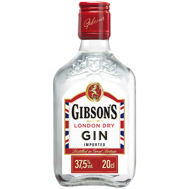 Gin GIBSON'S, 37°5, 20cl s/blister