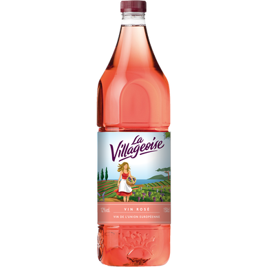 Vin communauté européenne rosé LA VILLAGEOISE 1,5l