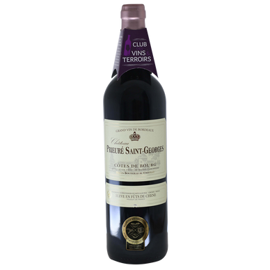 Vin rouge Côtes de Bourg AOP - Château Prieuré Saint-Georges - 75cl