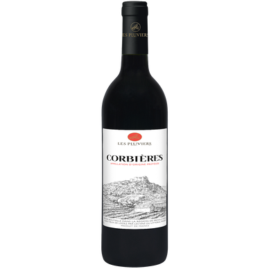 Vin rouge AOP Corbières Les Pluviers 75cl
