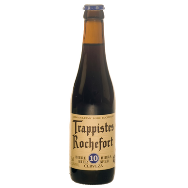 Bière belge brune ROCHEFORT 10 11,3°, bouteille de 33cl