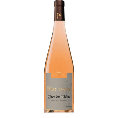 Vin rosé Côtes du Rhône AOP Héritages HVE, 75cl