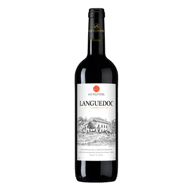 Vin rouge AOC Languedoc Les Pluviers  75cl