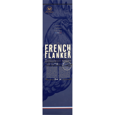 Whisky français single malt French Flanker  42°, bouteille de 70cl