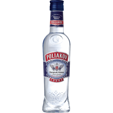 Vodka Pure Grain Triple Distilled POLIAKOV, 37,5°, 35cl