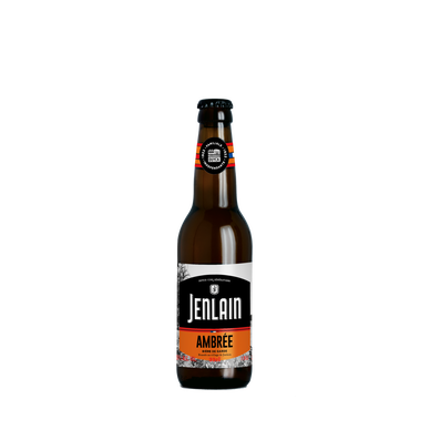Bière ambrée JENLAIN, 7,5°, bouteille de 33cl
