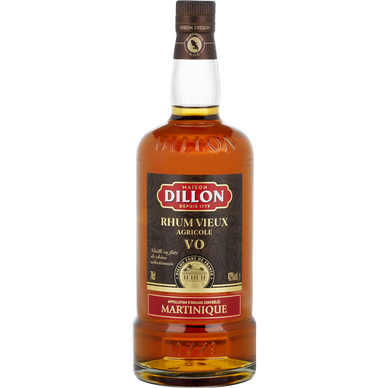 Rhum AOC très vieux agricole de la Martinique DILLON, 43°, 70cl