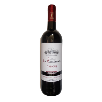 Vin rouge  HVE - Cahors - AOP  - Château La Caminade - Grain noir- 75cl