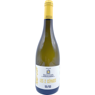 Val de Loire AOP blanc Les 2 cépages chardonnay/sauvignon 75cl