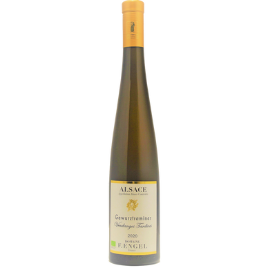 Vin blanc Alsace AOP blanc moelleux Gewurztraminer Vendange Tardive Domaine Fernand Engel bio 50cl
