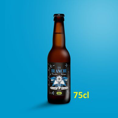 Biere La Blanche du Bouffay, BRASSERIE DU BOUFFAY, bouteille 75cl