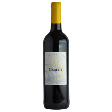 Vin rouge de pays des Portes de la Méditerranée Merlot, 75cl