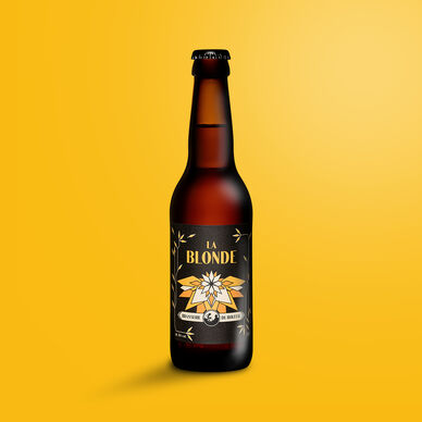 Bière La Blonde du Bouffay, BRASSERIE DU BOUFFAY, bouteille 33cl