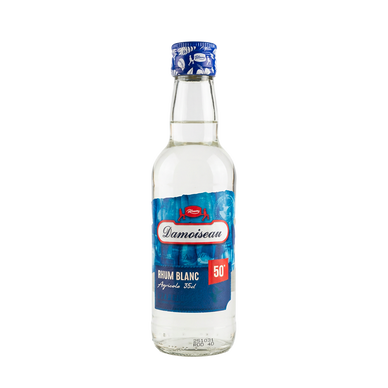 Rhum blanc agricole DAMOISEAU, 50°, bouteille de 35cl