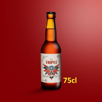 Biere La Triple blonde du Bouffay, BRASSERIE DU BOUFFAY, bouteille 75cl