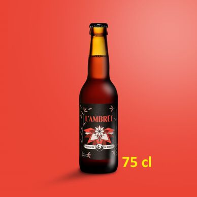 Bière L?'Ambrée du Bouffay, BRASSERIE DU BOUFFAY, bouteille 75cl