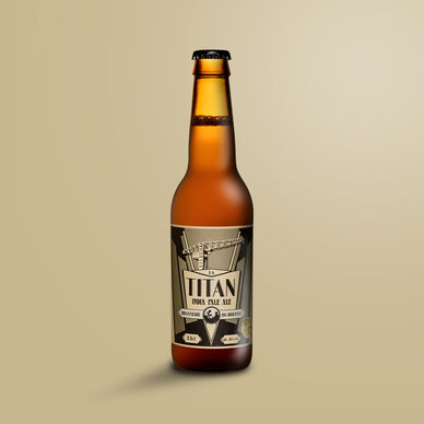 Biere La Titan, BRASSERIE DU BOUFFAY, bouteille 33cl